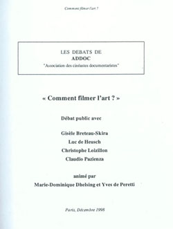 filmer-l'art-couv Couverture du film comment filmer l'art